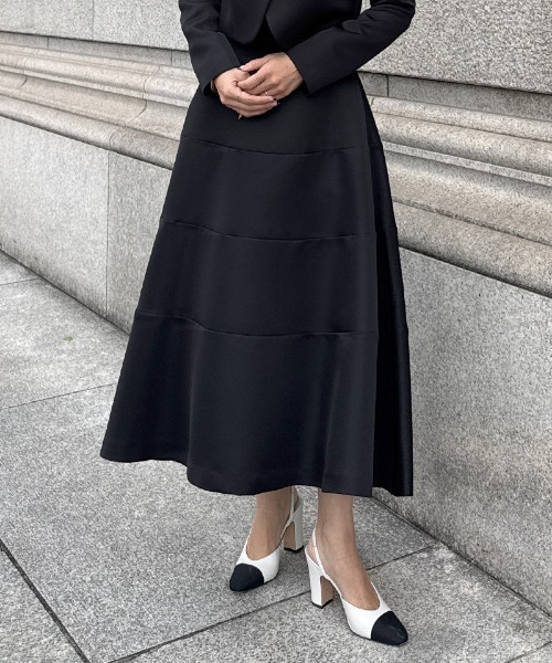 JENNE(ジェンヌ)の「JENNE切り替えスカート(スカート・レディース・ブラック/ネイビー・LARGE/MEDIUM/SMALL)」の20枚目の写真
