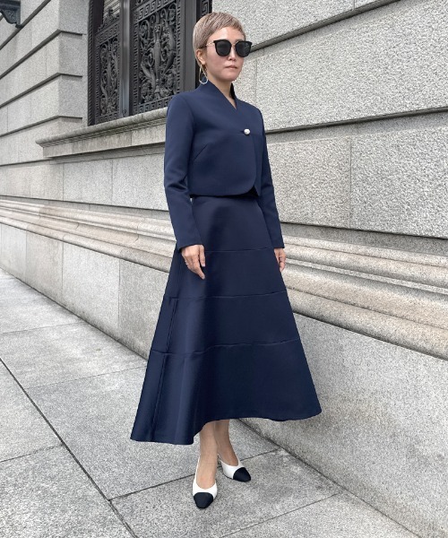 JENNE(ジェンヌ)の「JENNE切り替えスカート(スカート・レディース・ブラック/ネイビー・LARGE/MEDIUM/SMALL)」の22枚目の写真