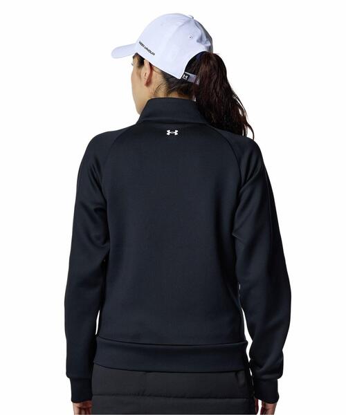UNDER ARMOUR(アンダーアーマー)の「UAドライブ ハイブリッド プリント フルジップ ジャケット(ゴルフ/レディース)(その他アウター・レディース・ブラック・XL/L/M/S)」の2枚目の写真