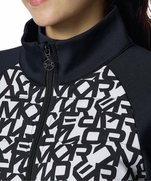 UNDER ARMOUR(アンダーアーマー)の「UAドライブ ハイブリッド プリント フルジップ ジャケット(ゴルフ/レディース)(その他アウター・レディース・ブラック・XL/L/M/S)」の4枚目の写真