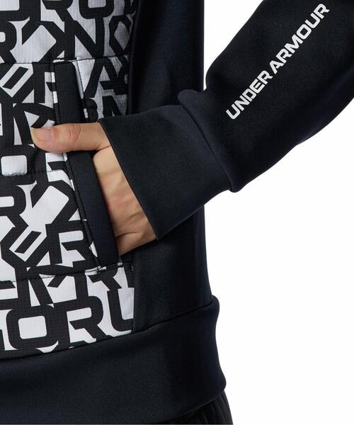 UNDER ARMOUR(アンダーアーマー)の「UAドライブ ハイブリッド プリント フルジップ ジャケット(ゴルフ/レディース)(その他アウター・レディース・ブラック・XL/L/M/S)」の5枚目の写真