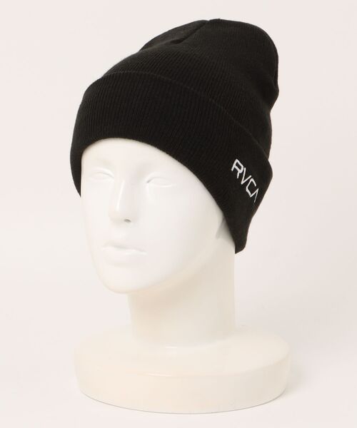 RVCA(ルーカ)の「RVCA メンズ RVCA×EVERLAST BEANIE ビーニー 【2025年秋冬モデル】/ルーカニットキャップ・ビーニー(ニットキャップ/ビーニー・メンズ・ブラック/ヘザーグレー・FREE)」の8枚目の写真