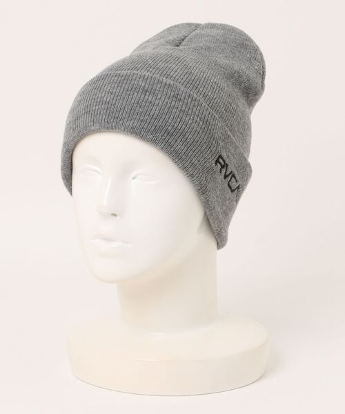 RVCA(ルーカ)の「RVCA メンズ RVCA×EVERLAST BEANIE ビーニー 【2025年秋冬モデル】/ルーカニットキャップ・ビーニー(ニットキャップ/ビーニー・メンズ・ブラック/ヘザーグレー・FREE)」の4枚目の写真