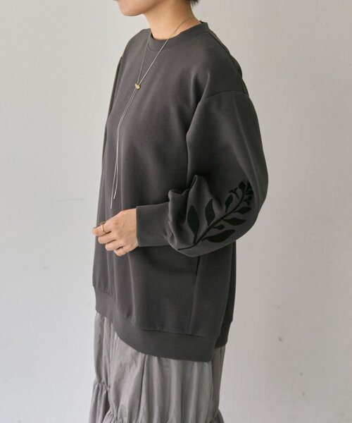 ear PAPILLONNER（イアパピヨネ）の「ドッキング刺繍ワンピース【SUM1 STYLE】（ワンピース・レディース・グレー・FREE）」の11枚目の写真