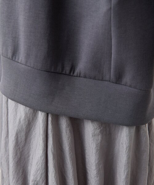 ear PAPILLONNER（イアパピヨネ）の「ドッキング刺繍ワンピース【SUM1 STYLE】（ワンピース・レディース・グレー・FREE）」の21枚目の写真