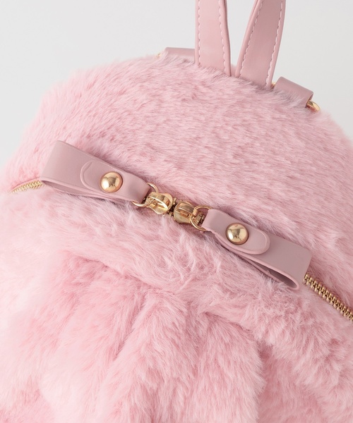 by LOVEiT（バイラビット）の「ウサミミファーリュック（バックパック/リュック・キッズ・ピンク/ブラック・F）」の14枚目の写真