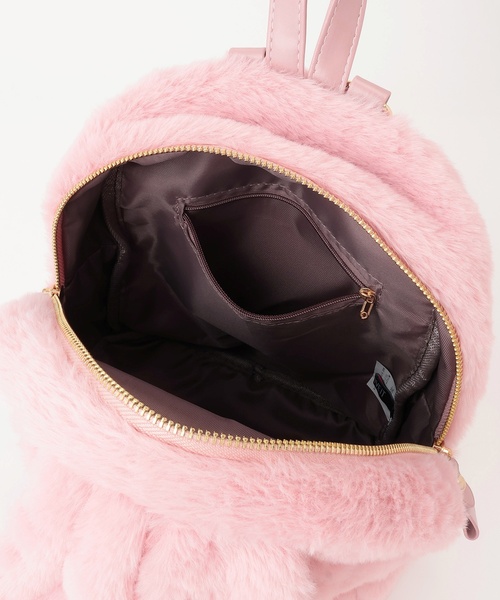 by LOVEiT（バイラビット）の「ウサミミファーリュック（バックパック/リュック・キッズ・ピンク/ブラック・F）」の7枚目の写真