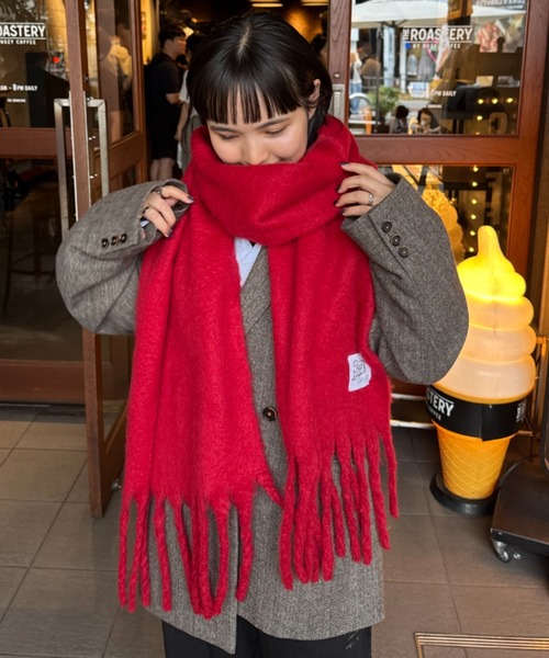 洗える静電気防止】太フリンジマフラー（マフラー）｜CIAOPANIC TYPY