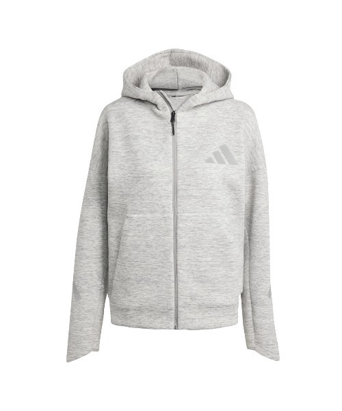 adidas(アディダス)の「アディダス adidas adidas Z.N.E.プレミアム フルジップ パーカー(パーカー・レディース・ライトグレー/チャコールグレー・L/M)」の11枚目の写真