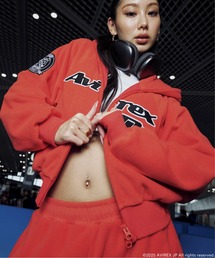 MOUSSY | 《AVIREX×MOUSSY》FLEECE HOODIE(パーカー)