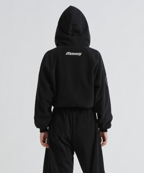 MOUSSY（マウジー）の「《AVIREX×MOUSSY》FLEECE HOODIE（パーカー・レディース・ブラック/グレー/レッド・F）」の10枚目の写真