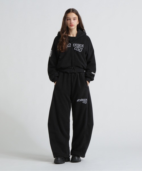 MOUSSY（マウジー）の「《AVIREX×MOUSSY》FLEECE HOODIE（パーカー・レディース・ブラック/グレー/レッド・F）」の11枚目の写真