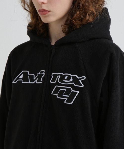 MOUSSY（マウジー）の「《AVIREX×MOUSSY》FLEECE HOODIE（パーカー・レディース・ブラック/グレー/レッド・F）」の19枚目の写真