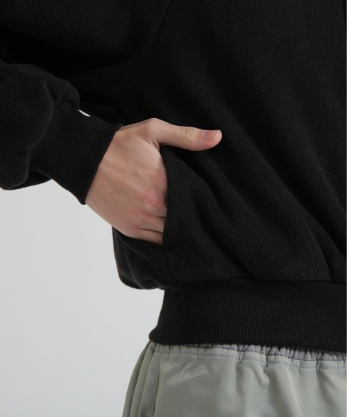 MOUSSY（マウジー）の「《AVIREX×MOUSSY》FLEECE HOODIE（パーカー・レディース・ブラック/グレー/レッド・F）」の22枚目の写真