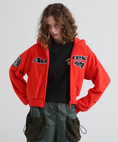 MOUSSY（マウジー）の「《AVIREX×MOUSSY》FLEECE HOODIE（パーカー