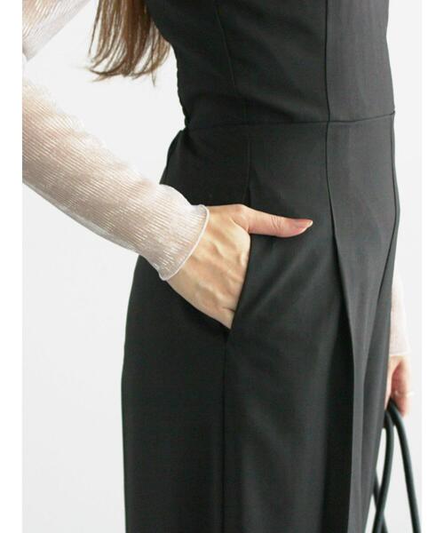 Te chichi（テチチ）の「ベアオールインワン（サロペット/オーバーオール・レディース・ベージュ/ブラック・F）」の11枚目の写真