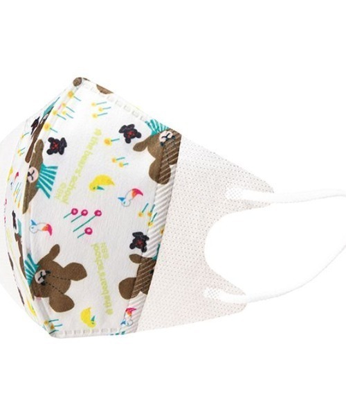 ハンドメイド立体マスク　チェックくまさん　キッズサイズ　インナーマスク 楽天市場】マスク 子供 かわいい くま 立体 フェイス マスク クマ さん