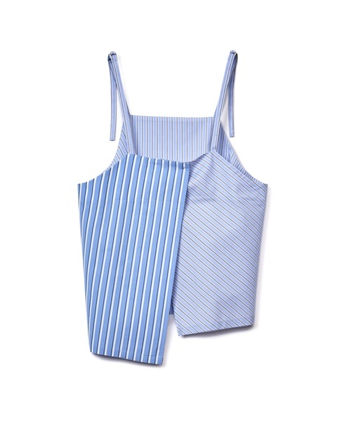 AULA AILA（アウラアイラ）の「ストライプシャツ&キャミソールセット（シャツ/ブラウス・レディース・グレー/ブルー/ピンク・0）」の12枚目の写真