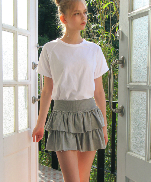 RONRON(ロンロン)の「CANCAN RUFFLE PANTSKIRT GREY(スカート・レディース・その他・FREE)」の2枚目の写真