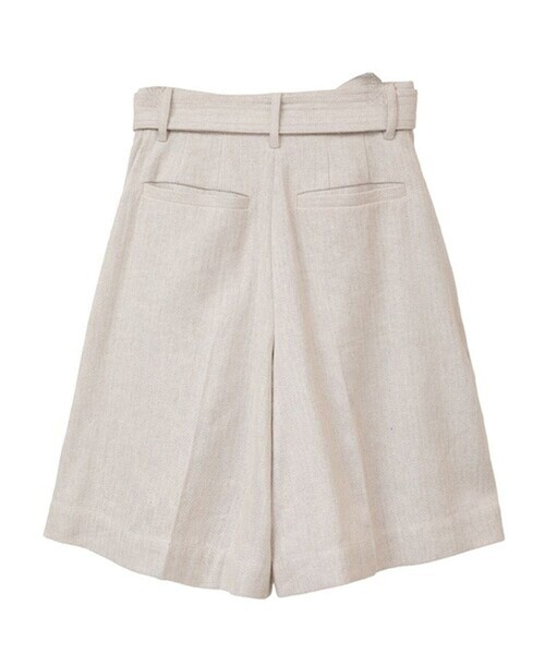 ほぼ新品　クラネ　clane ショートパンツ　ハーフパンツ CLANE/クラネ】STITCH BELT HALF PANTS/ステッチベルトハーフパンツ