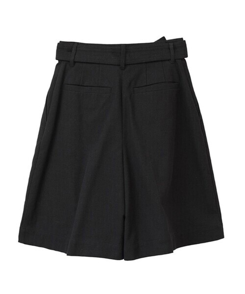 ほぼ新品　クラネ　clane ショートパンツ　ハーフパンツ CLANE/クラネ】STITCH BELT HALF PANTS/ステッチベルトハーフパンツ