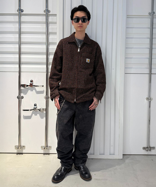 Carhartt WIP（カーハートダブリューアイピー）の「CARHARTT WIP / カーハート ダブリューアイピー BELLAMY SHIRT JACET（ブルゾン・メンズ・ブラウン・SMALL/MEDIUM）」の3枚目の写真
