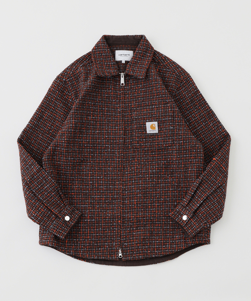 Carhartt WIP（カーハートダブリューアイピー）の「CARHARTT WIP / カーハート ダブリューアイピー BELLAMY SHIRT JACET（ブルゾン・メンズ・ブラウン・SMALL/MEDIUM）」の4枚目の写真