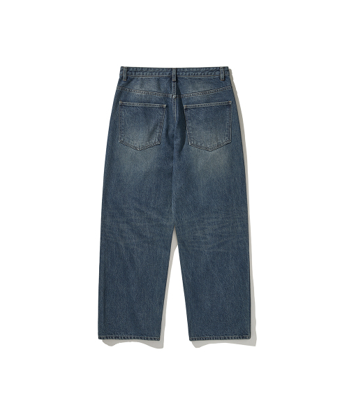 HISHANDER(ヒズハンダー)の「WASHED WIDE DENIM PANTS BLUE(デニムパンツ・メンズ・その他・1/2/3)」の5枚目の写真