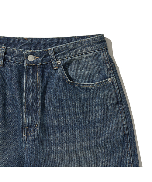 HISHANDER(ヒズハンダー)の「WASHED WIDE DENIM PANTS BLUE(デニムパンツ・メンズ・その他・1/2/3)」の4枚目の写真