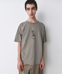 フェイデッドグラフィックTシャツ BEIGE