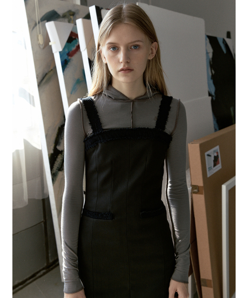 SINOON(シヌーン)の「2WAY TUBE TOP MINI DRESS (BLACK)(ワンピース・レディース・ブラック・SMALL/MEDIUM)」の3枚目の写真