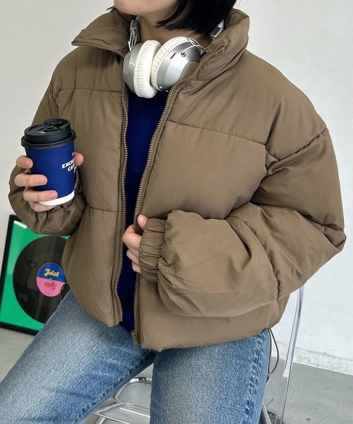 クリスマスおすすめ！！【ユニセックス】中綿ショート中綿ジャケット