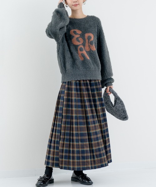 refinedworks(リファインドワークス)の「【refinedworks】フェザーヤーン の ニットプルオーバー!(ニット/セーター・レディース・チャコールグレー/ブラウン・FREE)」の16枚目の写真