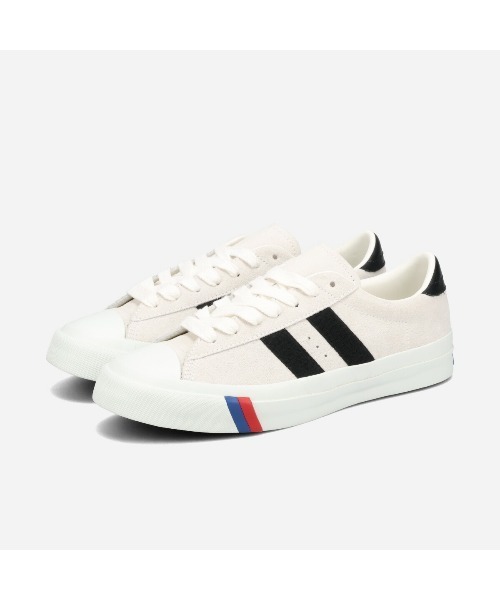 PRO-Keds(プロケッズ)の「PRO-Keds ROYAL PLUS SUEDE LO / プロケッズ ロイヤル プラス スエード ロー / PN1021WH(スニーカー・メンズ・ホワイト・26cm/26.5cm/27.5cm/28cm/27cm/25.5cm)」の1枚目の写真