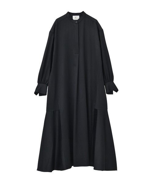 セール】ウールサテンシャツワンピース（ドレス）｜1er Arrondissement