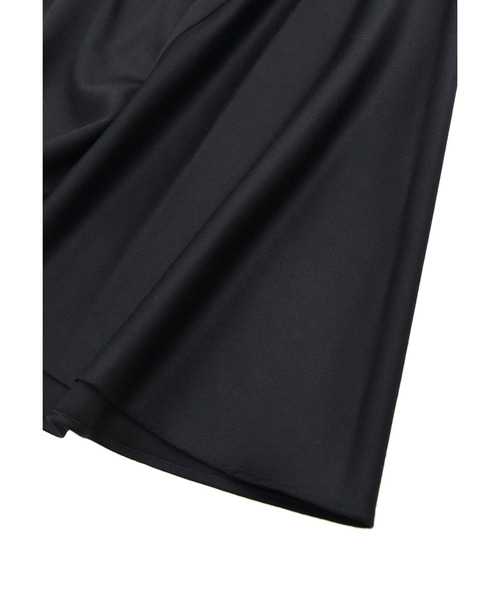 ウールサテンシャツワンピース（ドレス）｜1er Arrondissement