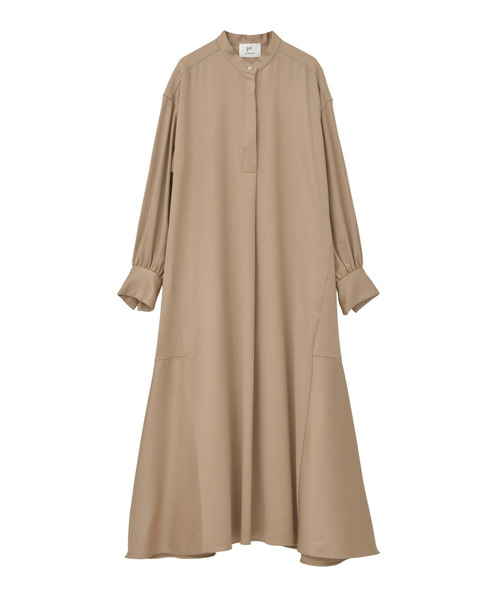 セール】ウールサテンシャツワンピース（ドレス）｜1er Arrondissement