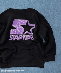 STARTER（スターター）の「【STARTER/スターター】フロント/バックプリント オーバーサイズ 裏起毛スウェット トレーナー 長袖 キッズ 抗ピリング（スウェット）」