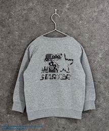 STARTER（スターター）の「【STARTER/スターター】フロント/バックプリント オーバーサイズ 裏起毛スウェット トレーナー 長袖 キッズ 抗ピリング（スウェット）」