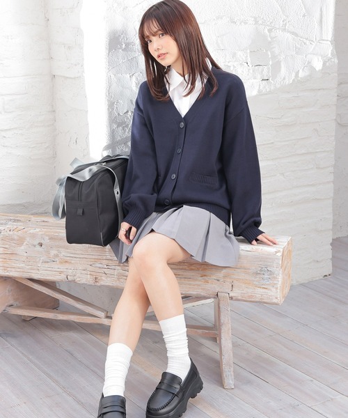 Honeys(ハニーズ)の「裏地パンツ付ミニスカート(スカート・レディース・ベージュ/ブラック/杢グレー・S/M/L/LL)」の8枚目の写真