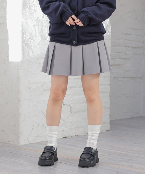 Honeys(ハニーズ)の「裏地パンツ付ミニスカート(スカート・レディース・ベージュ/ブラック/杢グレー・S/M/L/LL)」の11枚目の写真