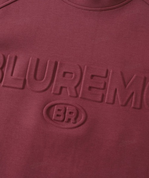 Dalfwin(ダールフィン)の「韓国ファッション BLUREMO変形襟エンボス加工ロゴスウェット(スウェット・レディース・ブラック/ワインレッド・FREE)」の10枚目の写真