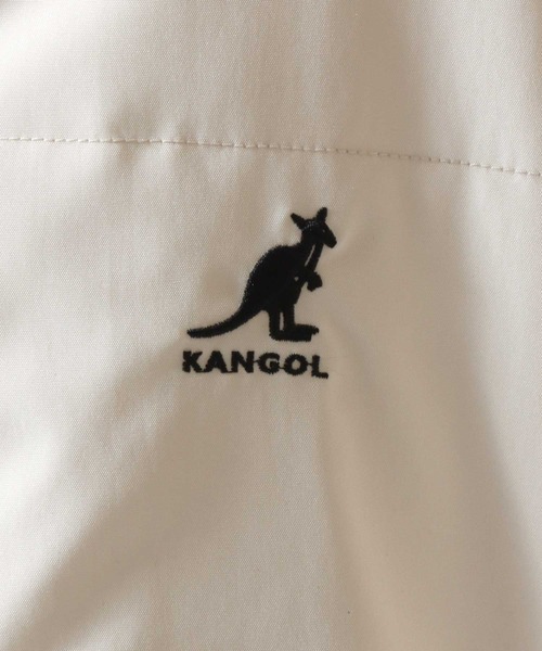 KANGOL(カンゴール)の「KANGOL/カンゴール 別注 オーバーサイズ ワンポイント刺繍 パファージャケット パデッドジャケット ファイバーダウンジャケット レディース メンズ(ダウンジャケット/コート・メンズ・ブラック/ブラウン/アイボリー・M/XL/L)」の9枚目の写真