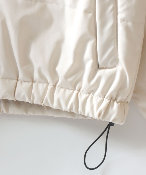 KANGOL(カンゴール)の「KANGOL/カンゴール 別注 オーバーサイズ ワンポイント刺繍 パファージャケット パデッドジャケット ファイバーダウンジャケット レディース メンズ(ダウンジャケット/コート・メンズ・ブラック/ブラウン/アイボリー・M/XL/L)」の15枚目の写真