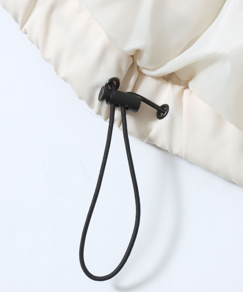 KANGOL(カンゴール)の「KANGOL/カンゴール 別注 オーバーサイズ ワンポイント刺繍 パファージャケット パデッドジャケット ファイバーダウンジャケット レディース メンズ(ダウンジャケット/コート・メンズ・ブラック/ブラウン/アイボリー・M/XL/L)」の16枚目の写真