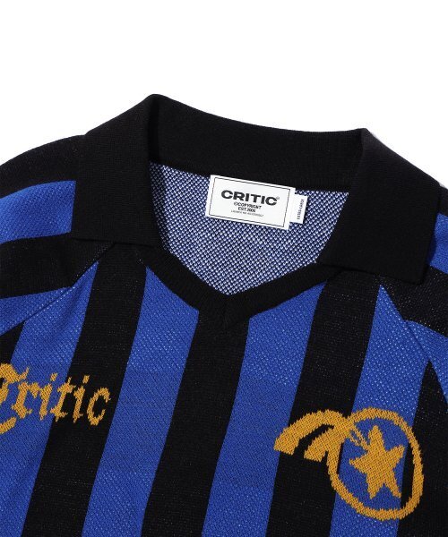 CRITIC（クリティック）の「KNIT STRIPE RACING JERSEY BLACK（ニット/セーター・レディース・その他・LARGE/MEDIUM/X-LARGE）」の3枚目の写真