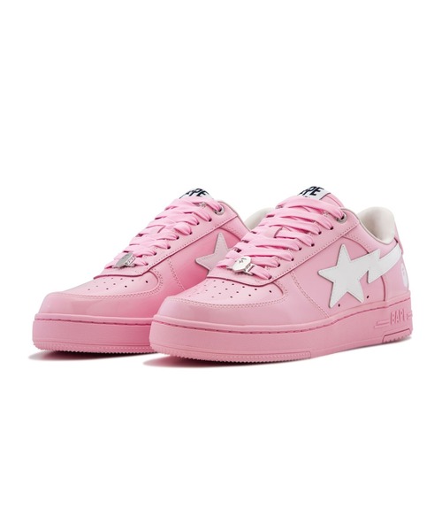 A BATHING APE(アベイシングエイプ)の「BAPE STA #2(スニーカー・メンズ・ホワイト/ブラック/ピンク・8/9/8.5/9.5/7/12/11/10/13)」の3枚目の写真