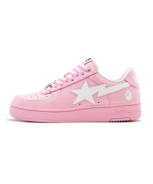 A BATHING APE(アベイシングエイプ)の「BAPE STA #2(スニーカー・メンズ・ホワイト/ブラック/ピンク・8/9/8.5/9.5/7/12/11/10/13)」の6枚目の写真