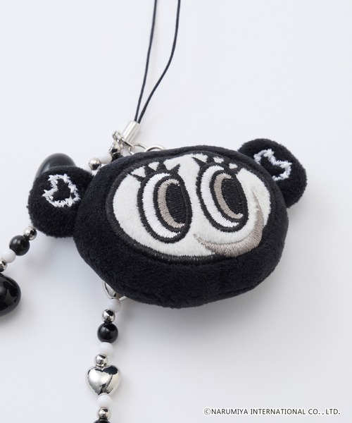 ナカムラくんコラボモノトーンハートチャームキーホルダー【ANGEL BLUE