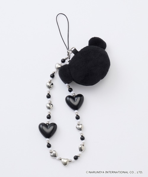 ナカムラくんコラボモノトーンハートチャームキーホルダー【ANGEL BLUE